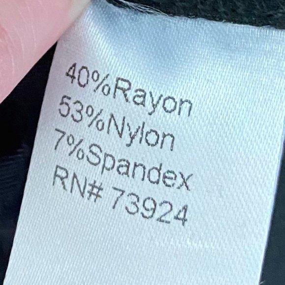 Misook Shift Dress Large 12 14 Black Career Party Graphic Sleeveless - Picture 4 of 4